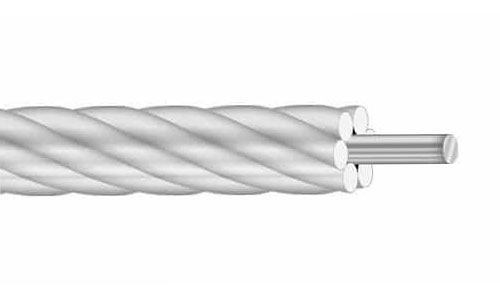 The steel-aluminum wire is not insulated AS for Ukraine