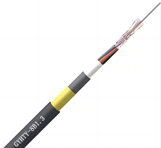 GYHTY Aerial Fiber Optic Cable Stranded Non Metallic Double Sheath Cable