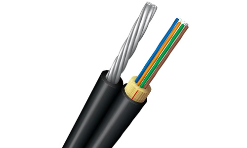 Aerial Fiber, Aerial Fiber Cable, Single Mode, 9/125, Outdoor Cable with Messenger