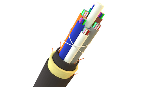Aerial Outdoor 12/24/36/48/96 Core Double Jacket ADSS Cable